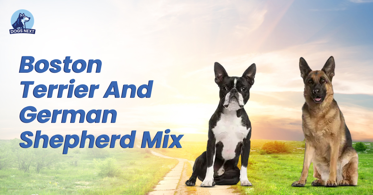 Boston Terrier and German Shepherd Mix